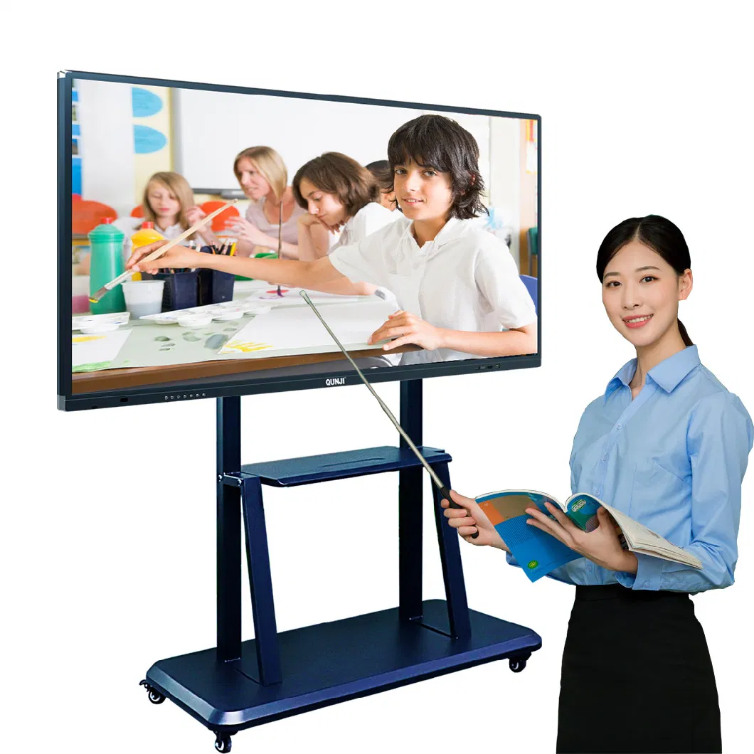 High Resolution 4K 55 65 75 86 98 Inch LCD Panel Interactive Display Digital Interactive Whiteboard Touch Screen Smart Board for Classroom and Video Conference