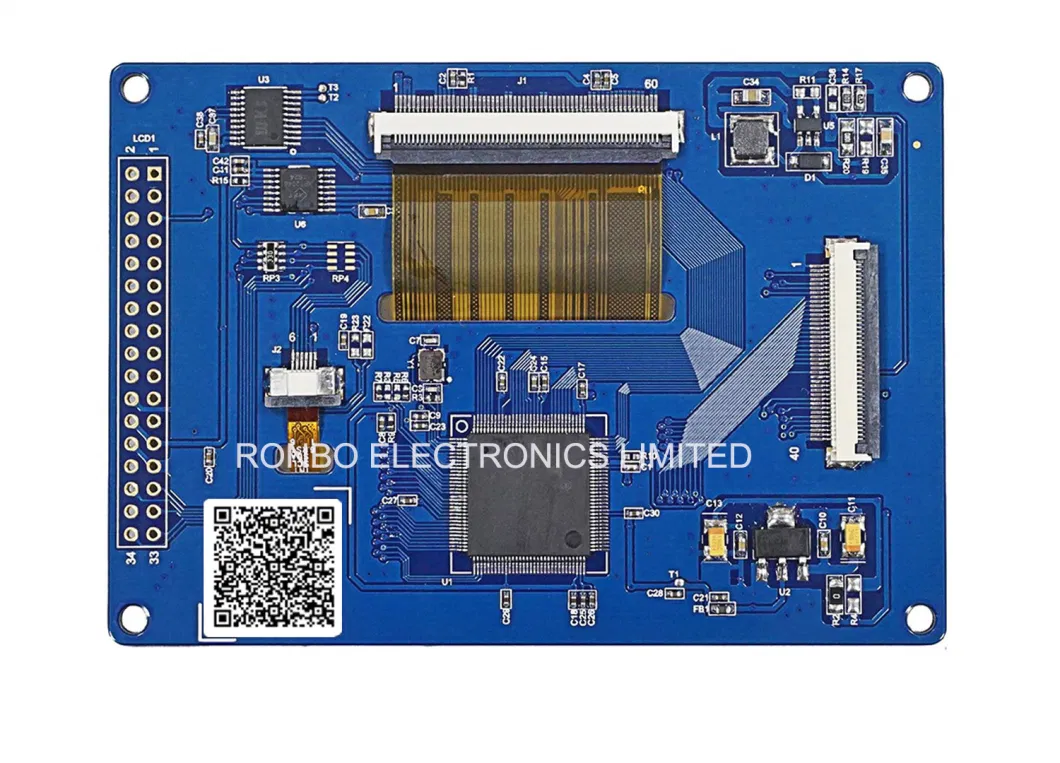 3.5inch Resolution 320X240 Landscape Type MCU 16bit Parallel Capacitive Touch LCD Driver Board