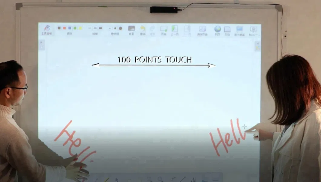 Oway Infrared Hand Touch Interactive Whiteboard Smart Board for Kindergarten