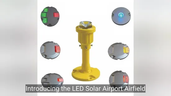 Rotating Beacon MID Hing Lighted LED Cross Shape at Airport 